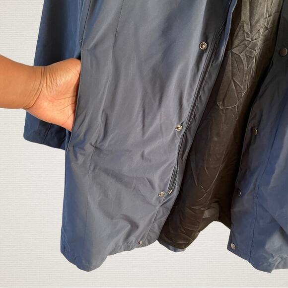 Sunice Alan Full Length Coach's Coat Mens Large Navy Blue Basic Windbreaker - Picture 6 of 13